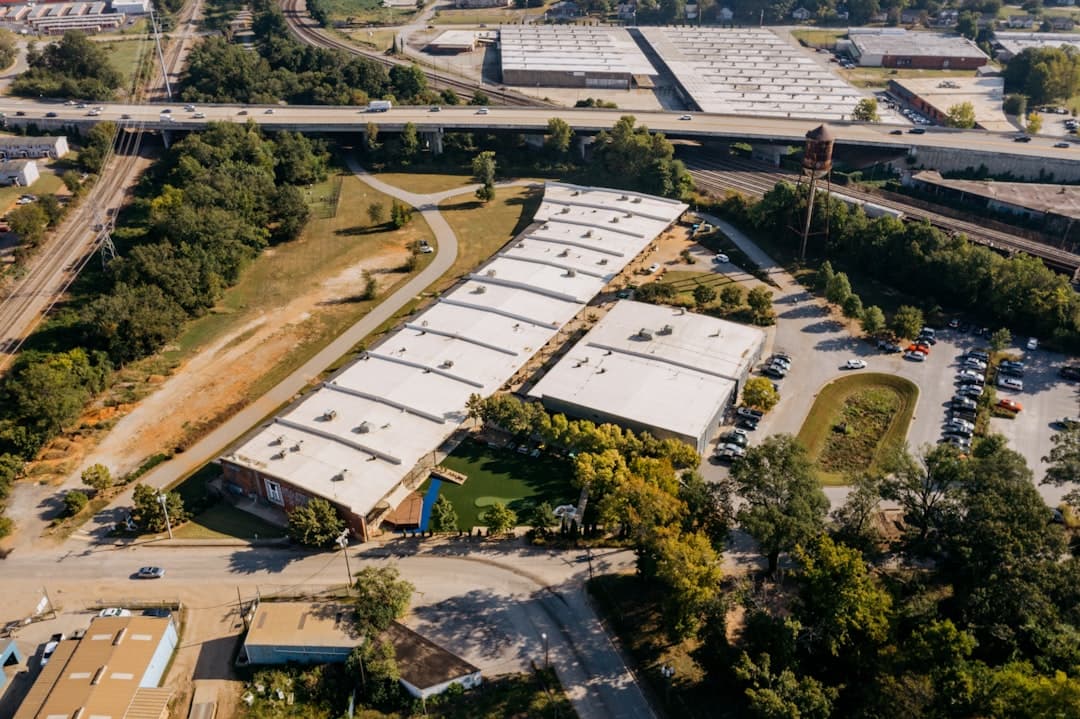 Industrial building exterior in Georgia