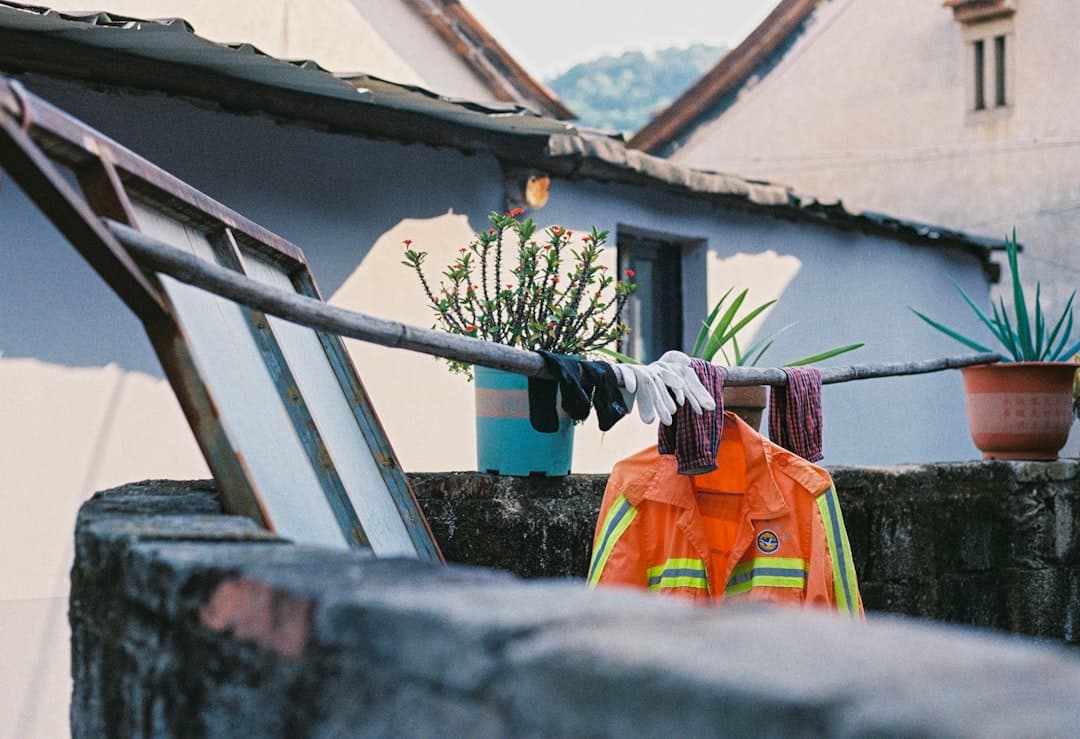 Field inspector working outdoors