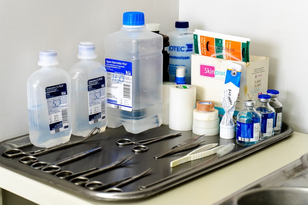 Compounding pharmacy sterile preparation area